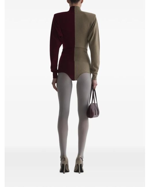 Mugler Purple Body Bicolore En Cachemire