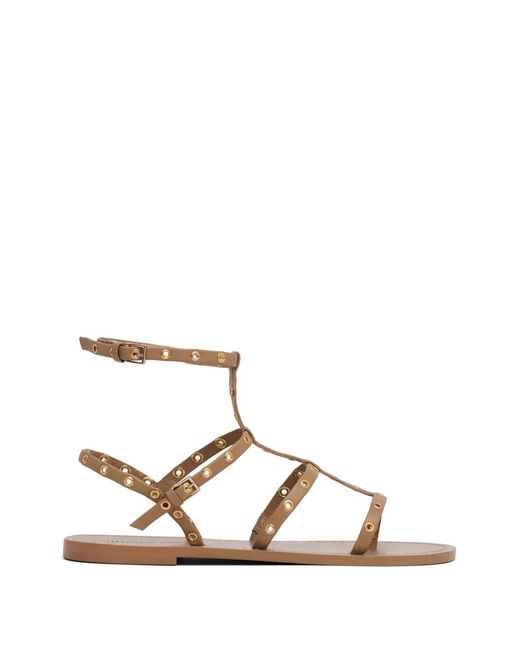 Cinq À Sept Natural Ariella Flat Sandals