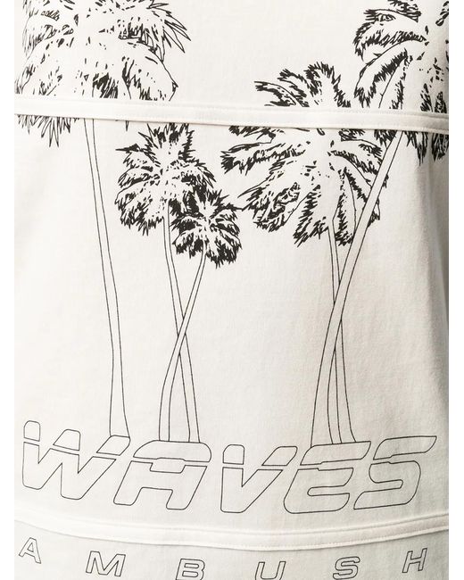 Ambush White Sleeveless Tie T-Shirt