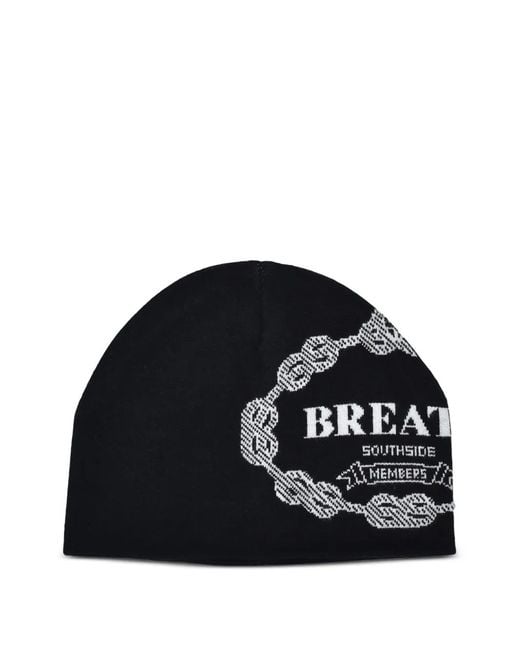 BREATH Black Logo Beanie Hat