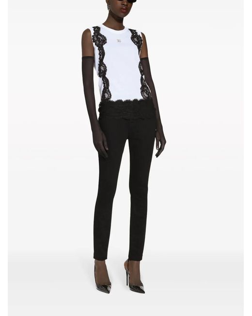 Dolce & Gabbana Black Audrey Skinny-Cut Jeans