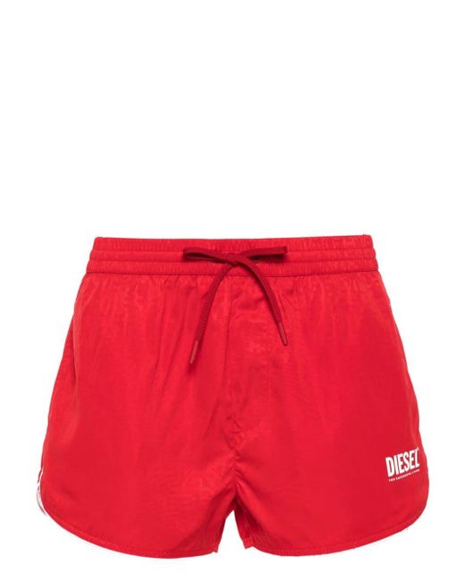 DIESEL Red Bmbx-oscar Swim Shorts for men