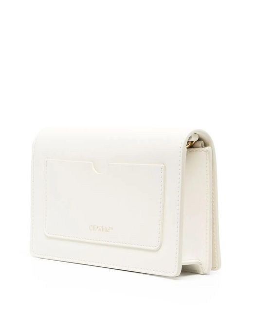 Off-White c/o Virgil Abloh White Jitney 0.5 Shoulder Bag