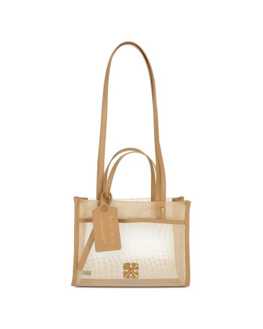 Off-White c/o Virgil Abloh Metallic Sac Cabas Arrows En Résille