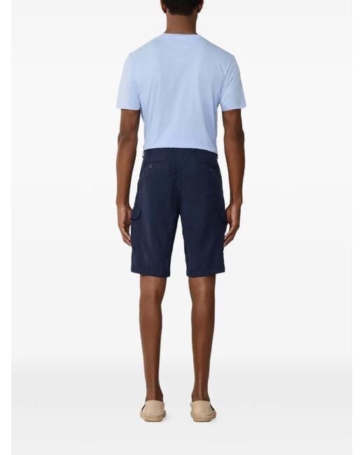 Hackett Blue Sanderson Cargo Shorts for men