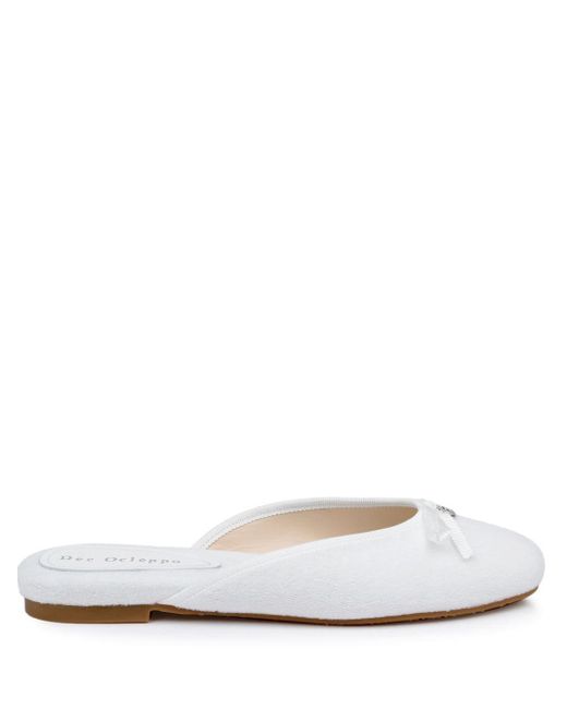 Dee Ocleppo White Athens Mules