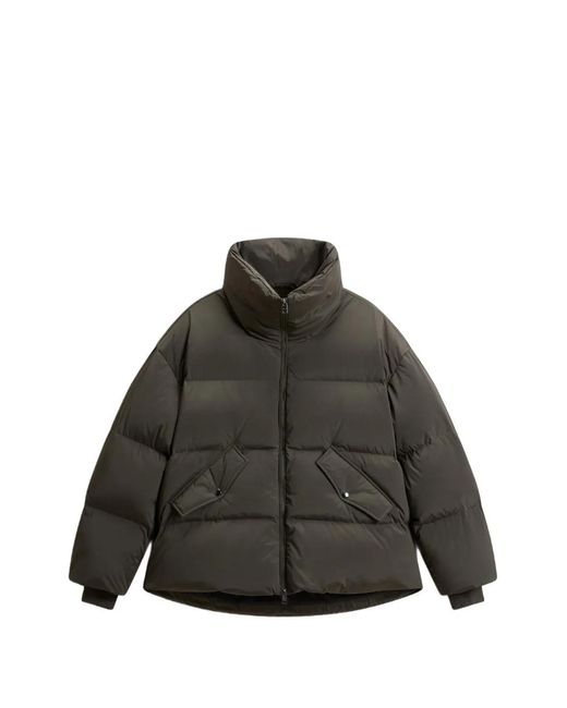 Woolrich Green Kelly Quilted Down Jacket