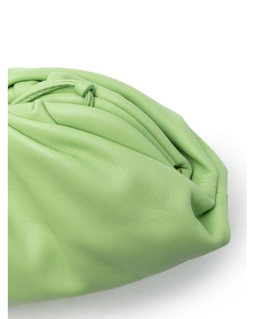 Bottega Veneta Green Mini Pouch Clutch Bag
