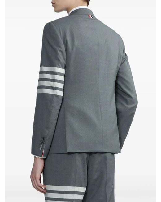 Thom Browne Gray 4-bar Wool Single-breasted Jacket for men