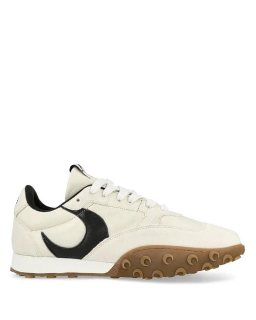 MARINE SERRE White Ms-Rise Trainers for men