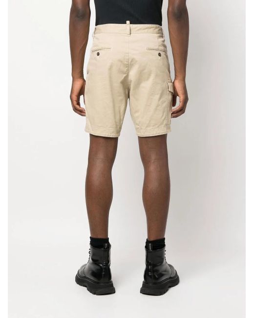 DSquared² Natural Cotton Cargo Shorts for men