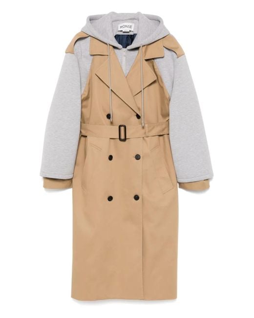 Monse Natural Deconstructed Trench Coat