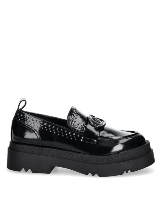 Mocassini Con Borchie 50Mm di Liu Jo in Black