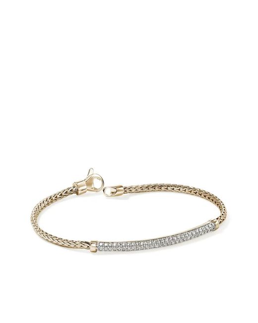 John Hardy White 14Kt Jh Essential Diamond Bracelet