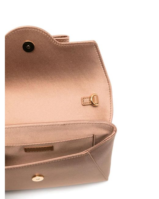 Versace Pink Crystal Ribbon Clutch