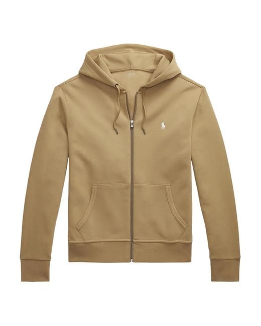 Polo Ralph Lauren Green Hoodie À Fermeture Zippée Pony for men