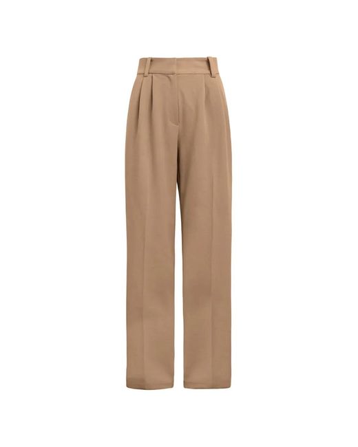 FAVORITE DAUGHTER Natural Favorite Pleated Trousers