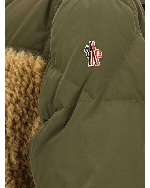 Moncler Green Down Jackets for men