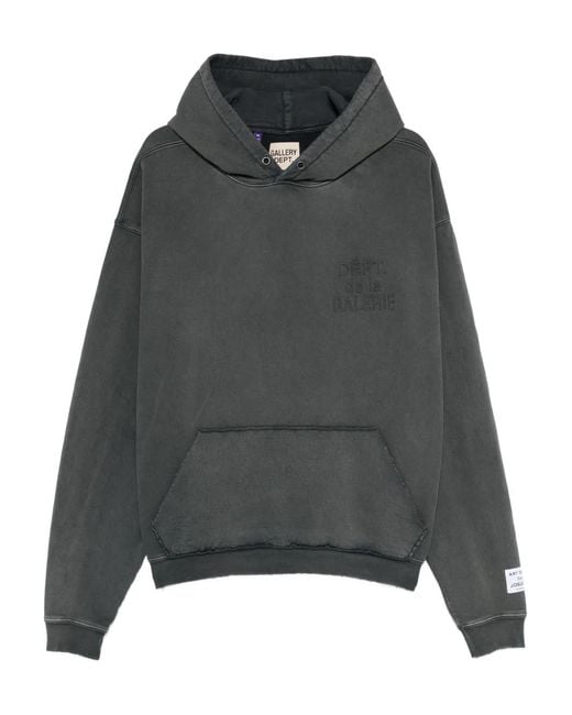 GALLERY DEPT. Hoodie Met Logo-Reliëf in het Gray voor heren