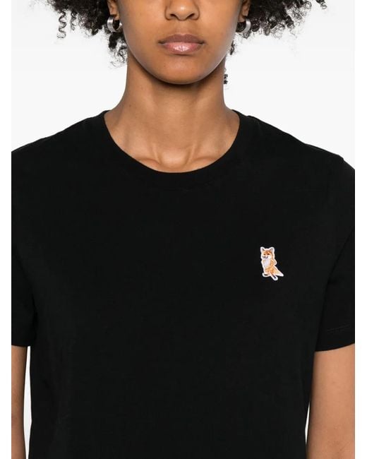 Maison Kitsuné Black Lady Fox T-Shirt