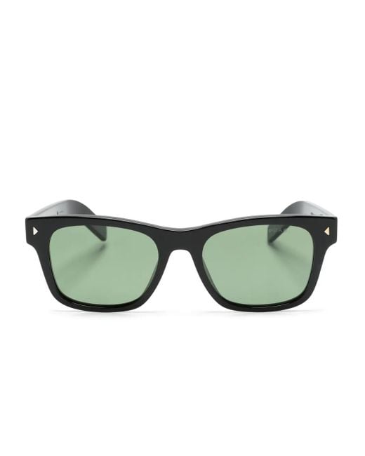 Prada Green Square-Frame Sunglasses for men