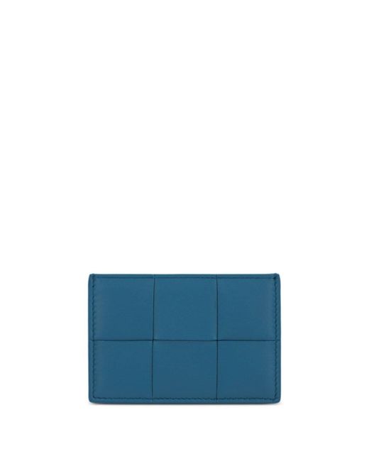 Bottega Veneta イントレチャート カードケース Blue