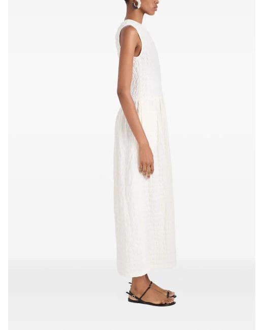 Proenza Schouler White Zoira Textured Dress