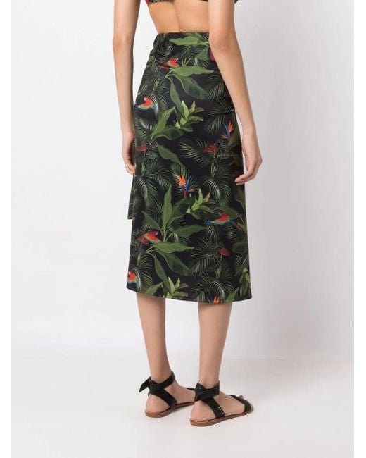 Lygia & Nanny Green Orixá Tie-Fastening Pareô