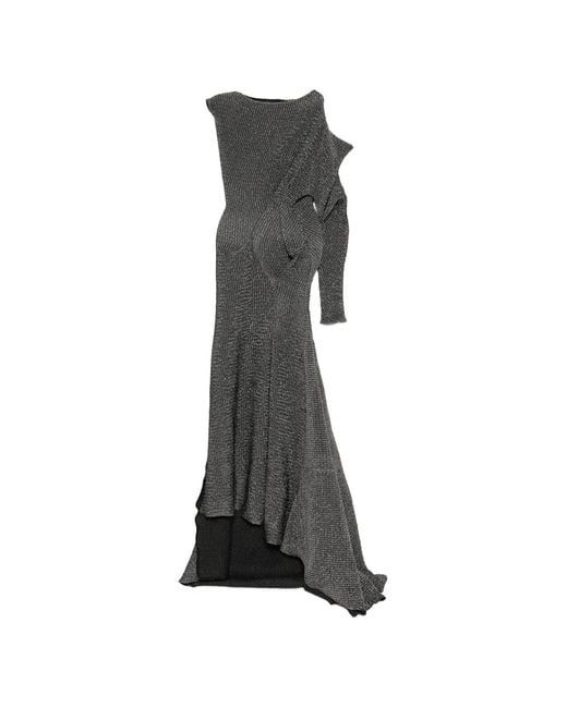 Maticevski Gray Lyra Gown