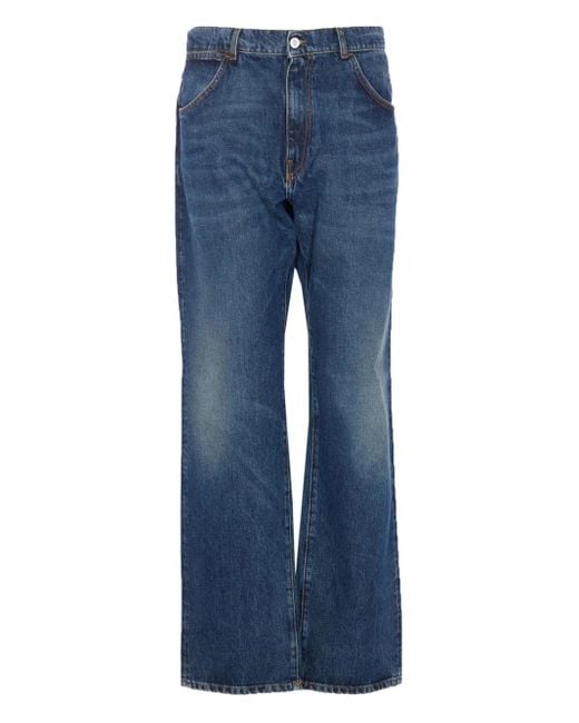 AMISH Whiskering-effect jeans in Blue für Herren