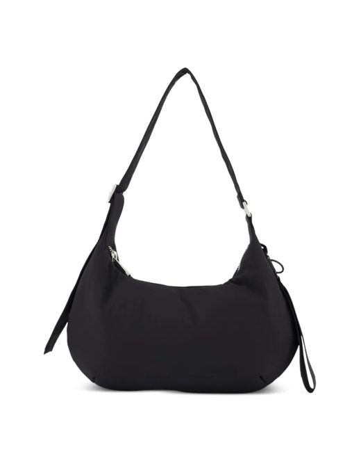 Samsøe & Samsøe Black Medium Zip-Fastening Curved Shoulder Bag