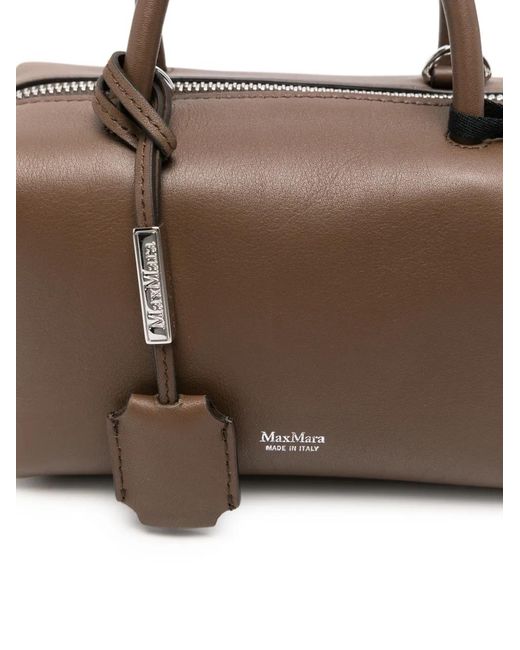 Max Mara Brown Top Handle Satchel