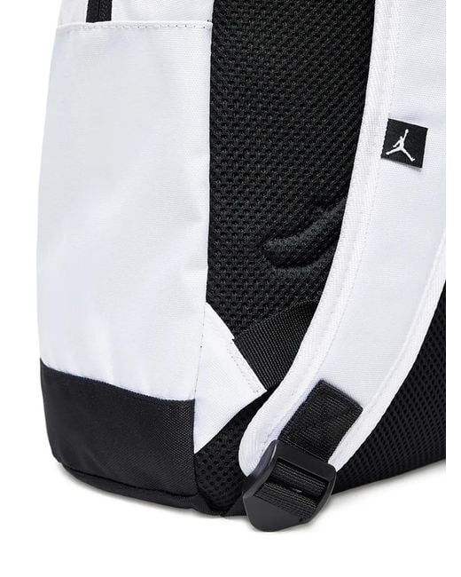 Nike White Logo-Print Backpack