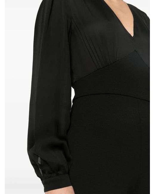 Twinset Black Wide-Leg Jumpsuit