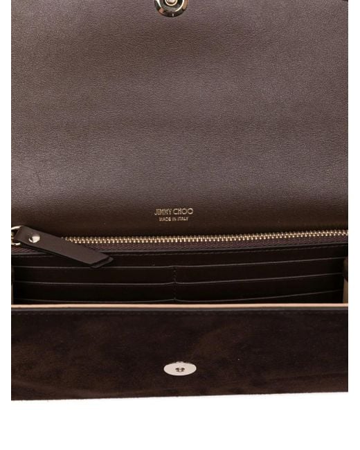 Pochette À Design Enveloppe Jimmy Choo en coloris Brown