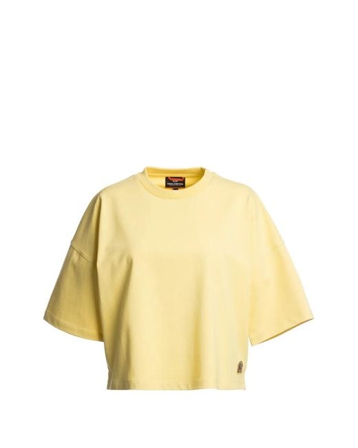 Parajumpers Yellow Short-Sleeved T-Shirt