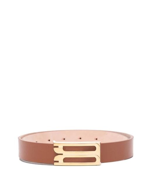 Victoria Beckham Pink Regular B Buckle Belt