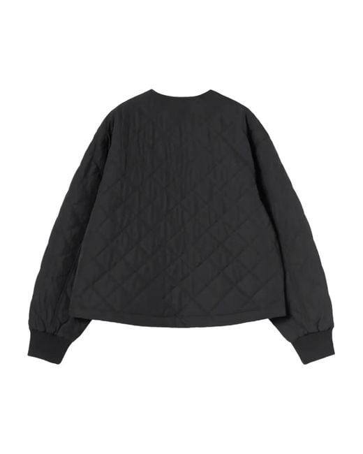 Carhartt Black Quilted Buttoned Puffer Jacket