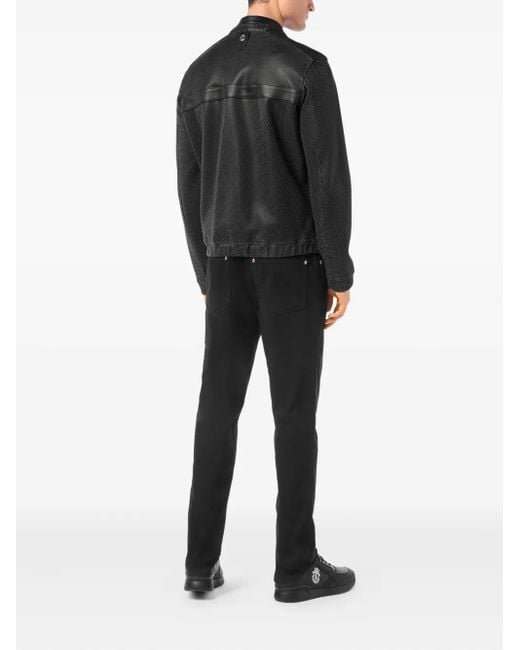 Billionaire Black Leather Jacket for men
