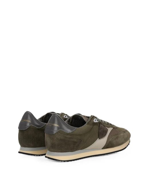 Philippe Model Green Blville Sneakers for men