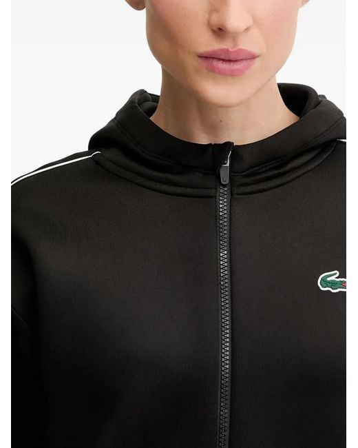 Lacoste Black Stripe Zip Jacket