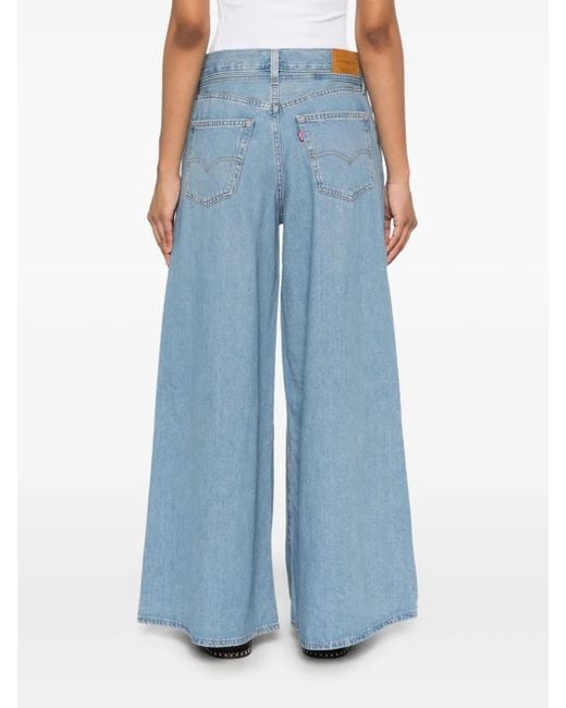 Jean Superwide Levi's en coloris Blue
