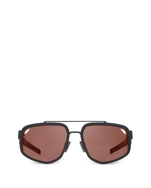 Dita Eyewear Pink Pilot Frame Sunglasses