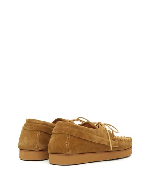 Isabel Marant Brown Fylan Boat Shoes for men
