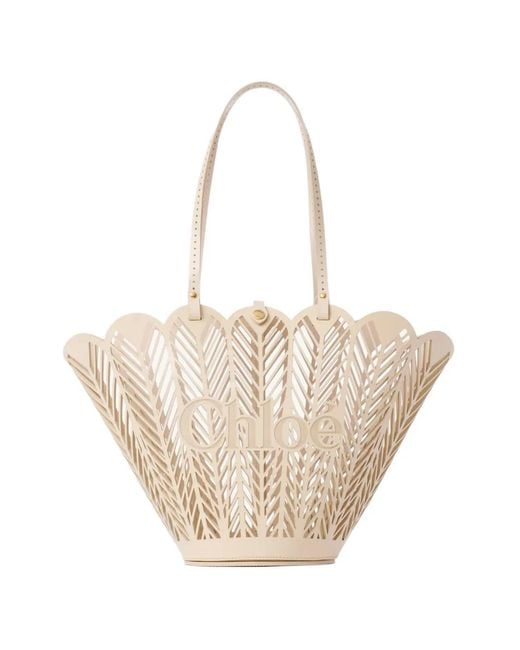 Borsa Shopping Soleil di Chloé in Natural
