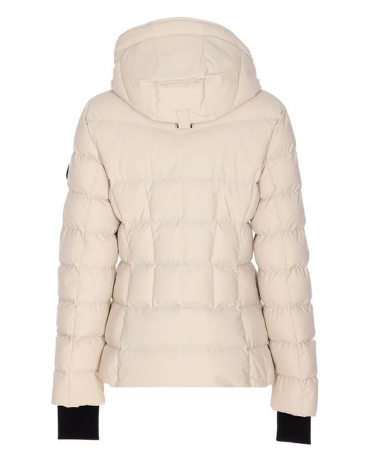 Moose Knuckles Natural Hooded Padded Down Jacket