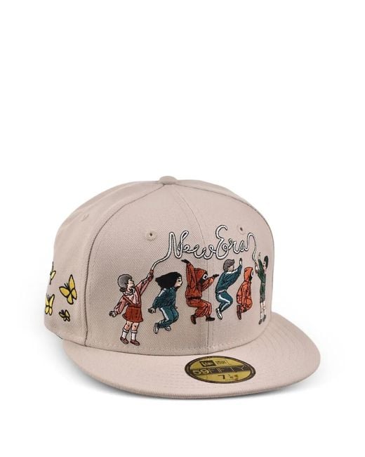KTZ Pink 59Fifty Squid Game Skipping Fitted Cap for men