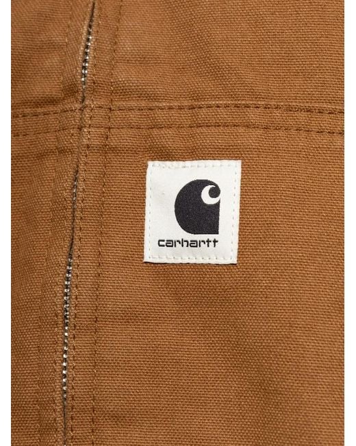 Chaqueta Con Cremallera Y Capucha Carhartt de color Brown