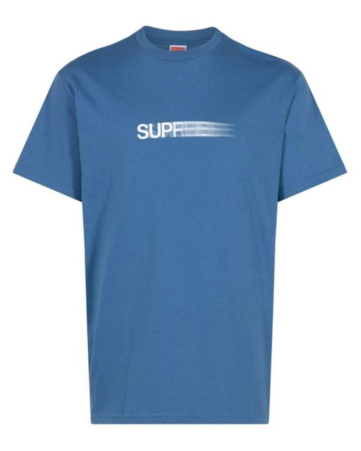 Supreme Motion ロゴ Tシャツ Blue