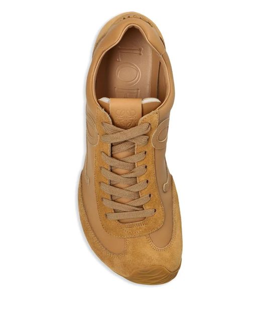 Loewe Brown Logo-Patch Sneakers